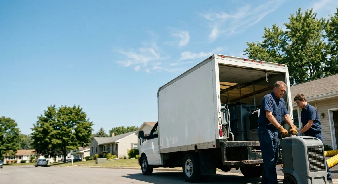 Water Damage Cleanup in Commiskey, IN near me